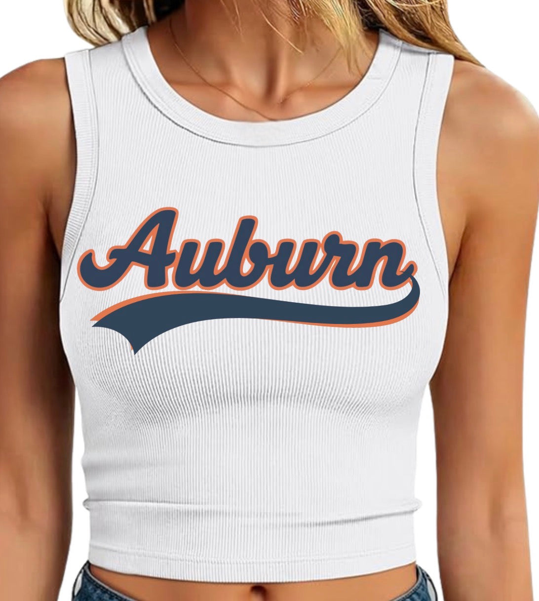 College Cropped Tank or T