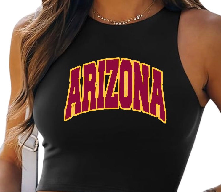 College Cropped Tank or T
