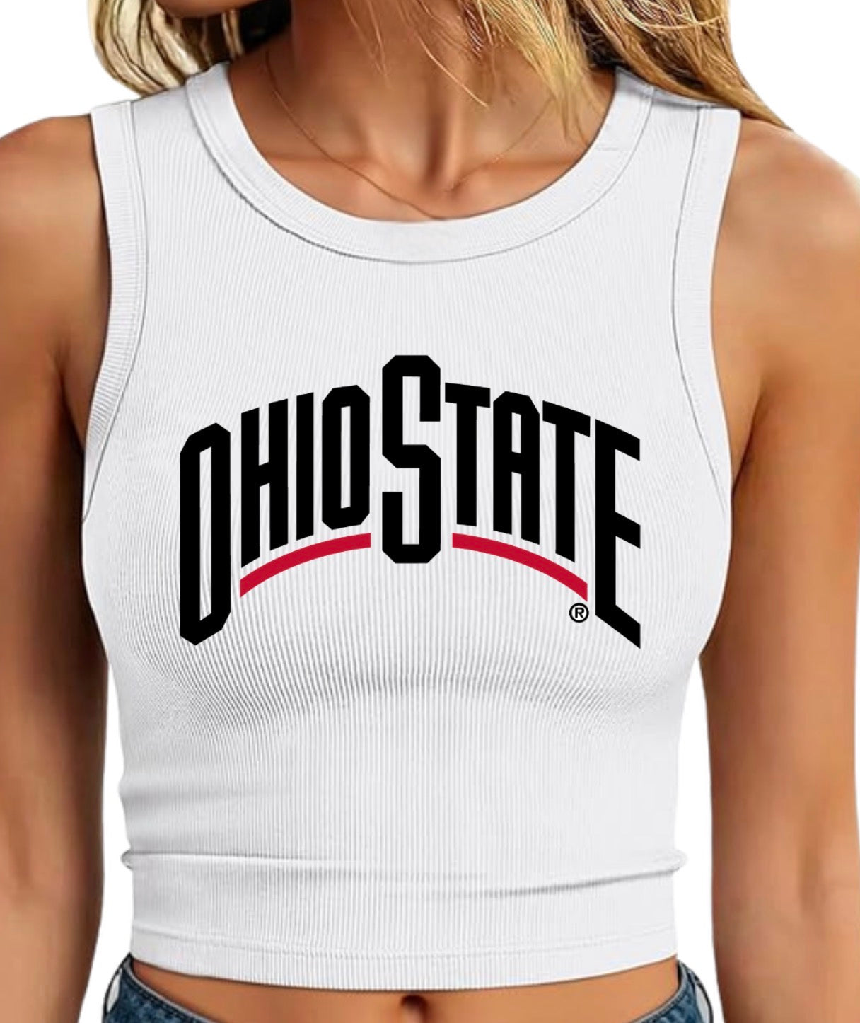 College Cropped Tank or T